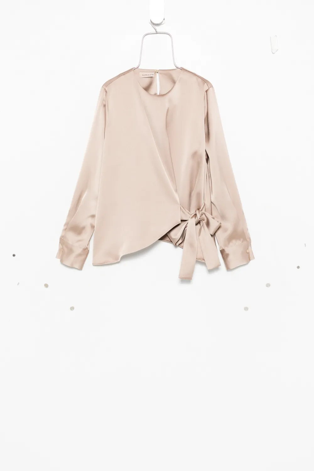 Blanca Vita elasticated-waistband long straight skirt - Toni neutri