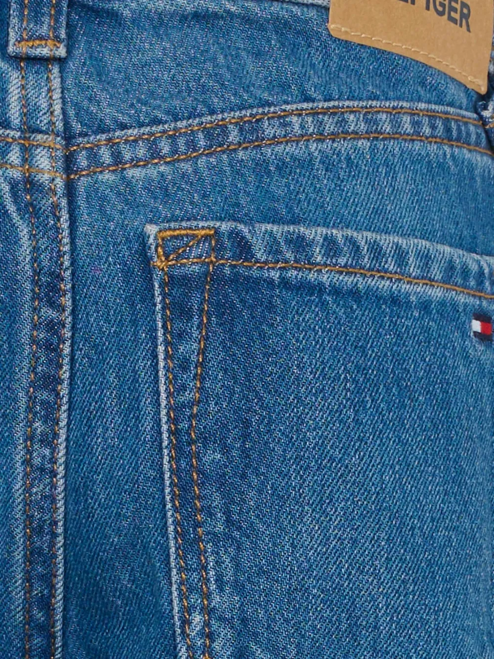 Belt-Loop Five-Pocket Jeans