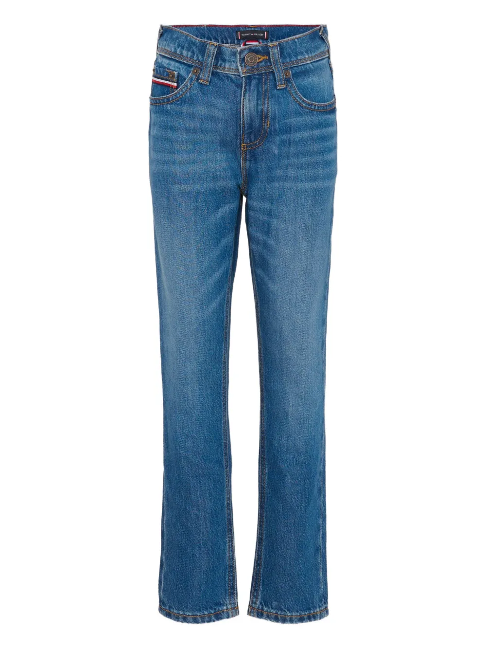 Tommy Hilfiger Junior belt-loop five-pocket jeans | Blue | Image 1