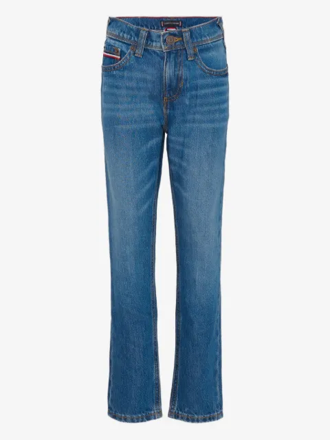 Tommy Hilfiger Junior belt-loop five-pocket jeans