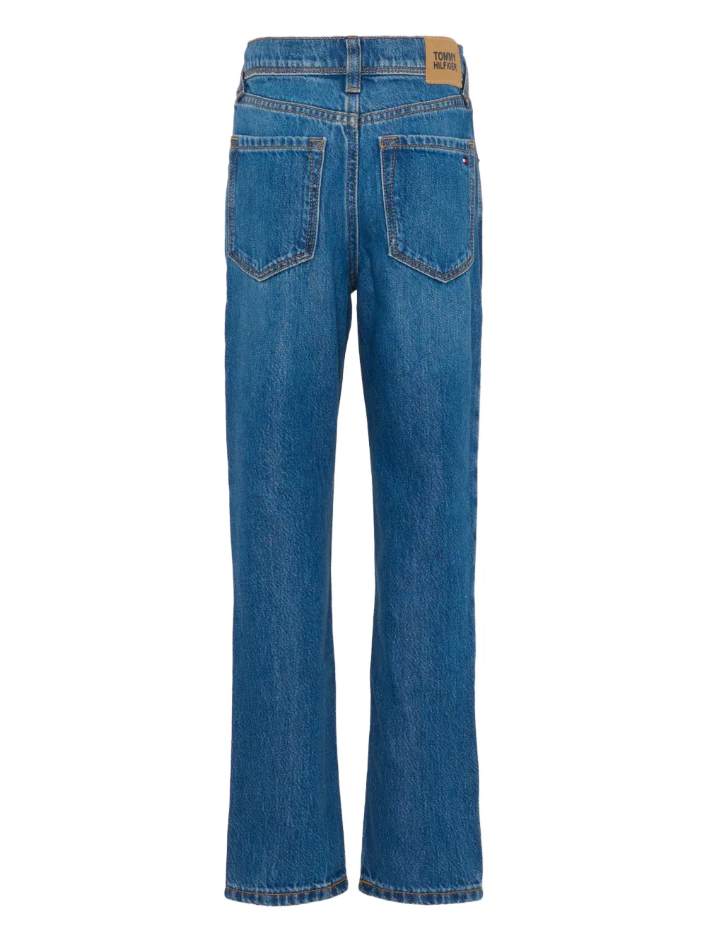 Tommy Hilfiger Junior belt-loop five-pocket jeans | Boys Clothing | Image 2