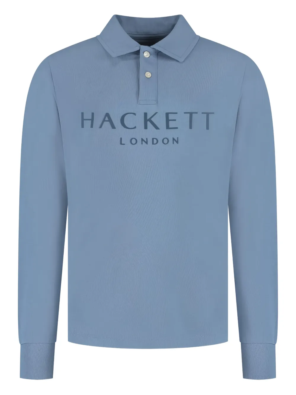 Hackett Kids' Logo-detail Polo Shirt In Blue