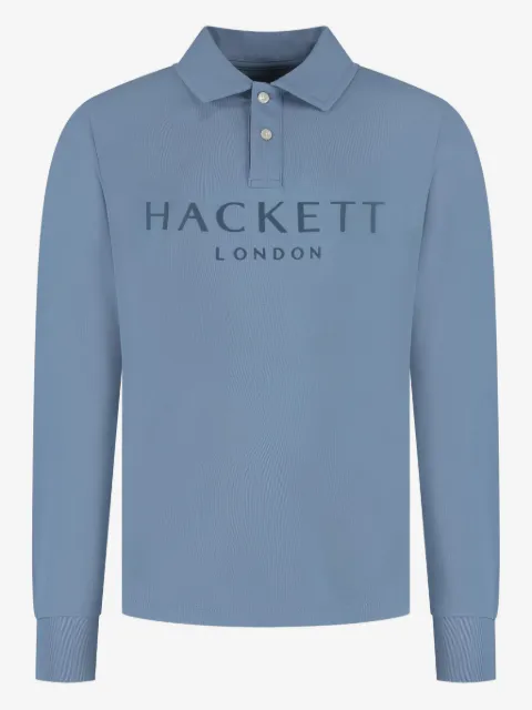 Hackett Kids Camisa polo com detalhe de logo