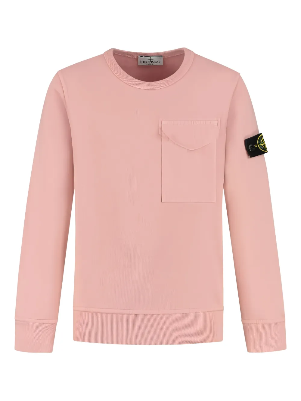 Stone Island Junior chest-pocket sweatshirt - Rosa