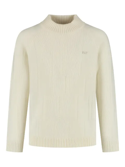 Fay Kids logo-embroidery sweater