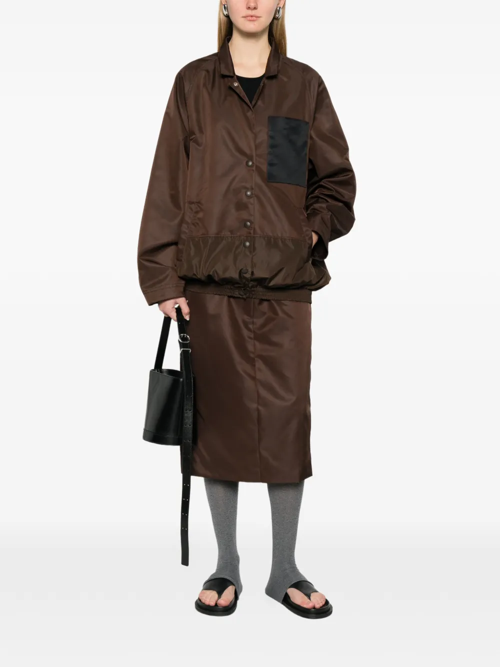 Tibi chest-pocket bomber jacket | Varsity Jackets | Image 2