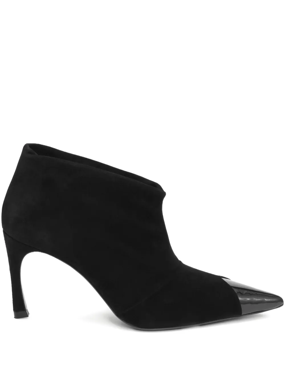 ROTATE BIRGER CHRISTENSEN botas de gamuza con puntera en punta | negro | Image 1