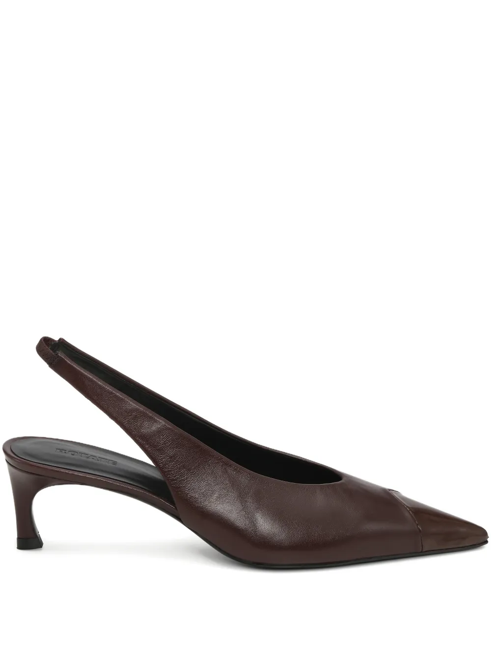 ROTATE BIRGER CHRISTENSEN Pumps in pelle con cinturino posteriore - Marrone