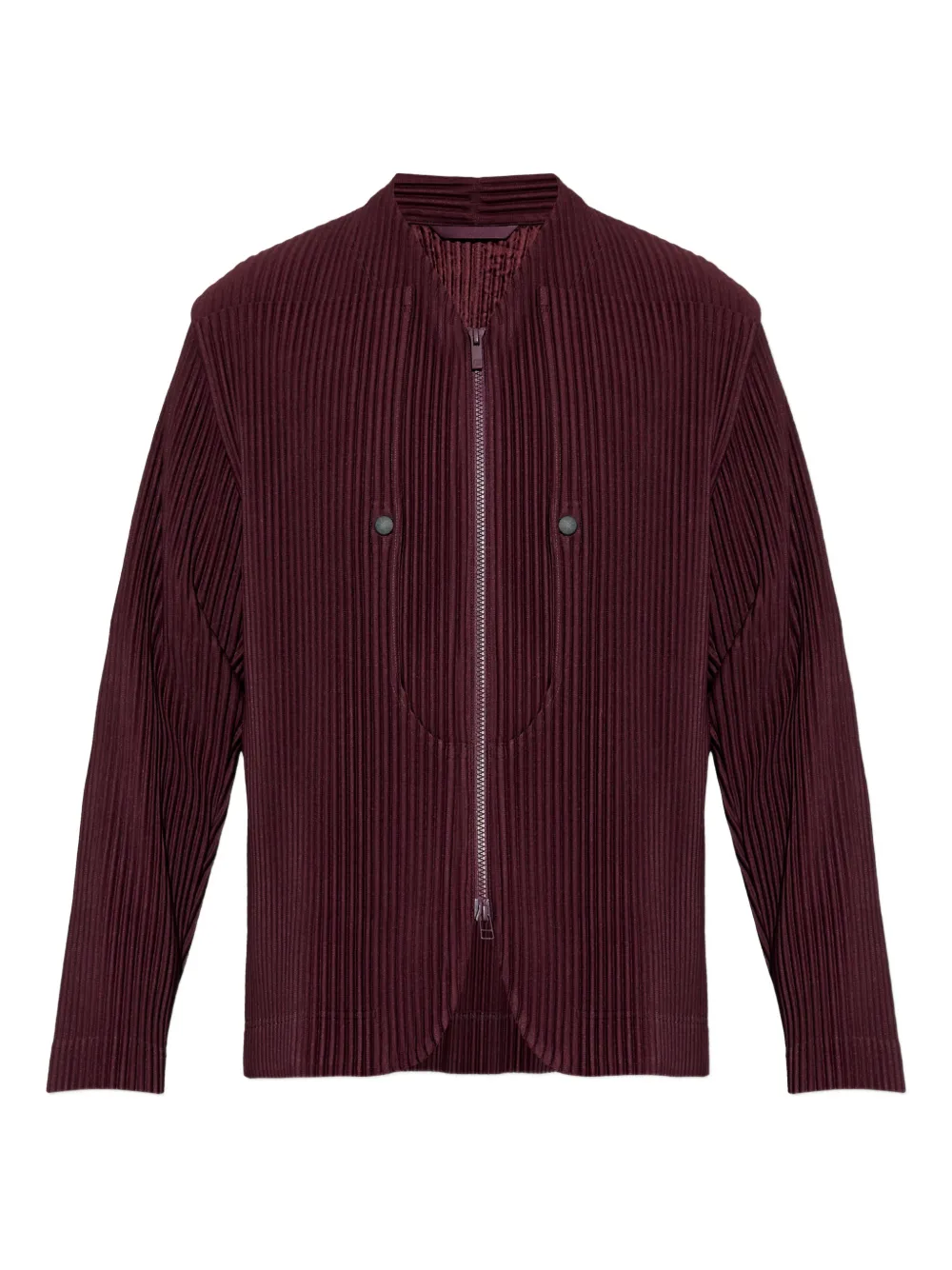 Homme Plissé Issey Miyake Quarry zip-up jacket | Red | Image 1