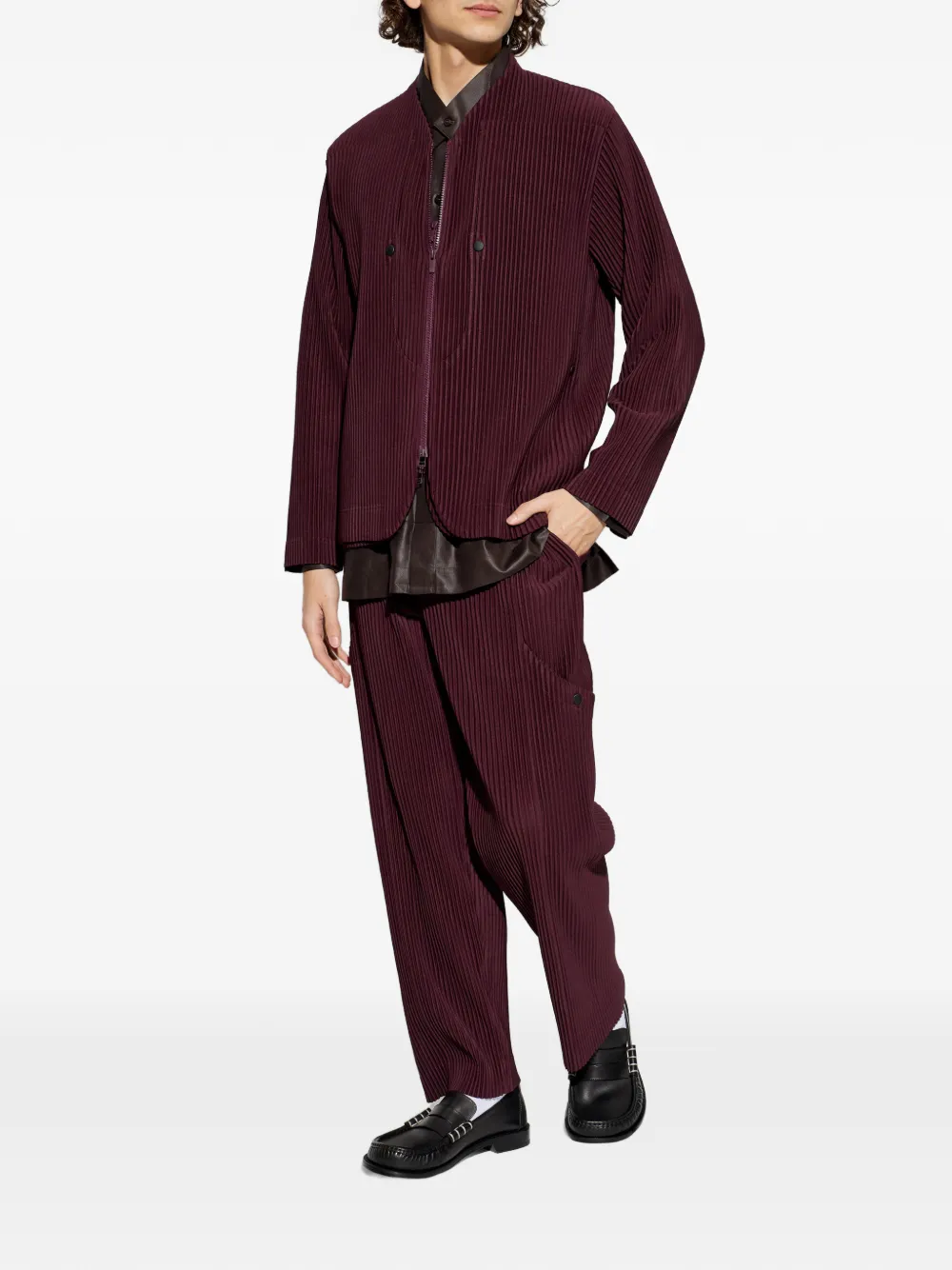 Homme Plissé Issey Miyake Quarry zip-up jacket | Lightweight Jackets | Image 2