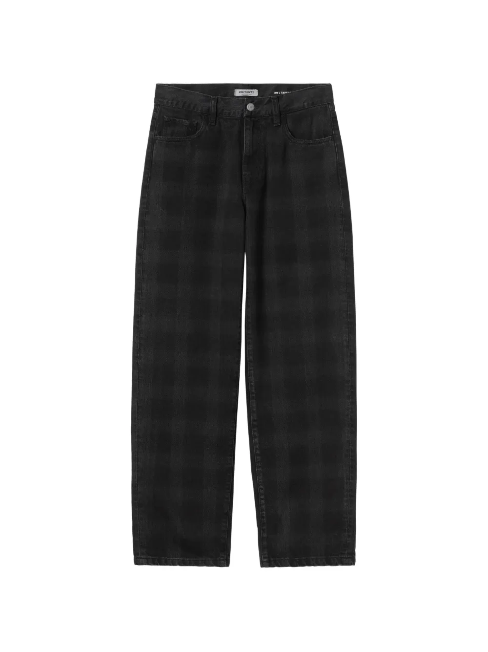Carhartt WIP logo-patch jeans - Schwarz