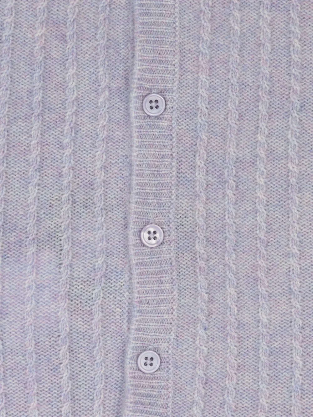 Cable-Knit Ruffled Cardigan