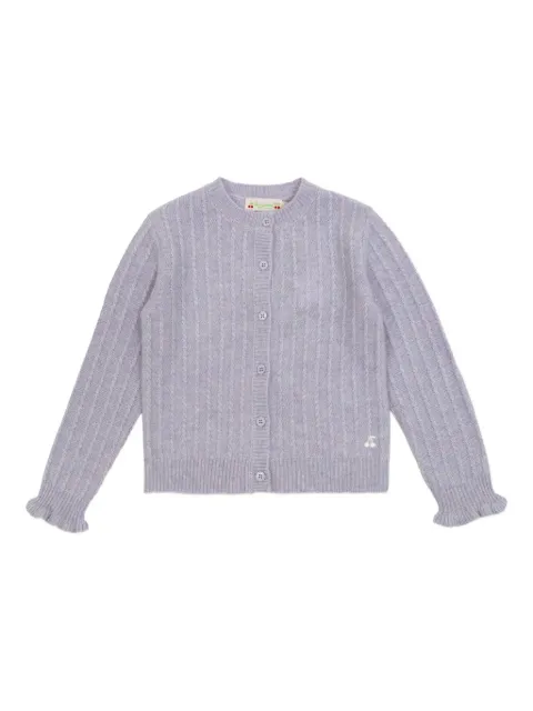 Bonpoint cárdigan en tejido de ochos