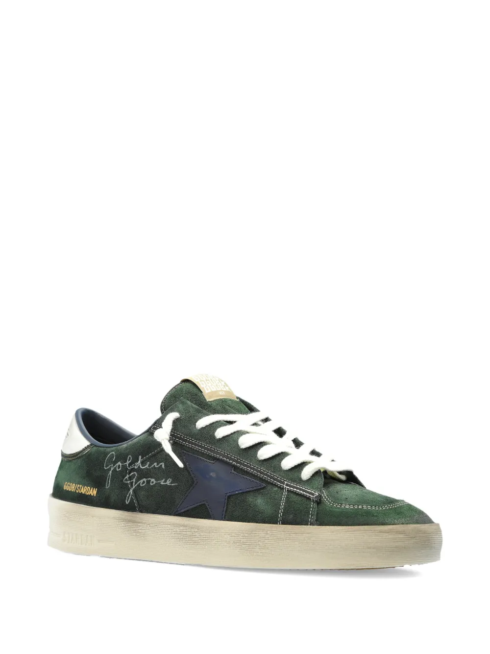 Golden Goose star appliqué stardan trainers | Low-Tops | Image 2