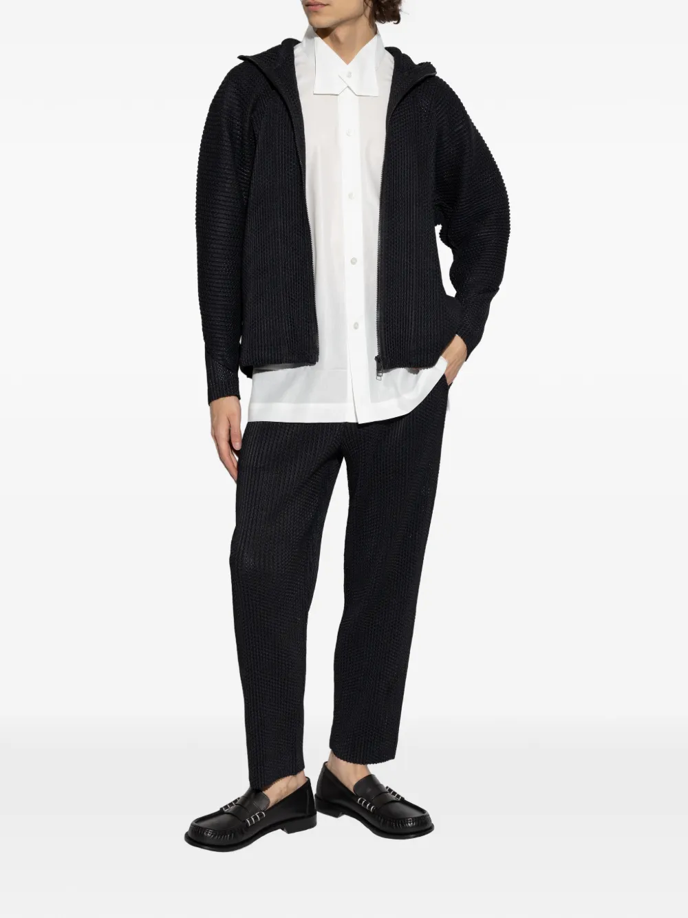 Wickerwork Hooded Jacket