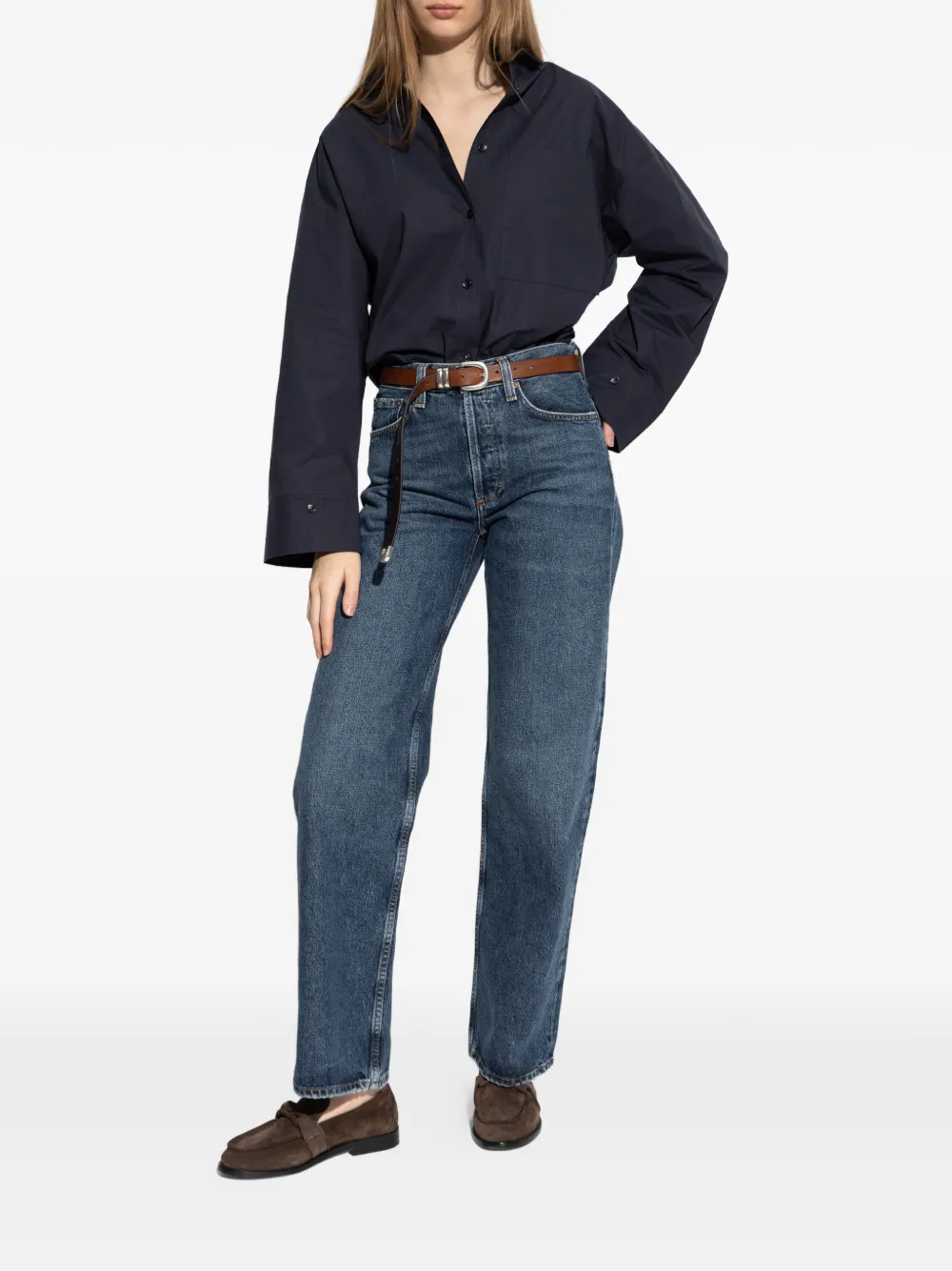 By Malene Birger Derris buttoned shirt - Blauw