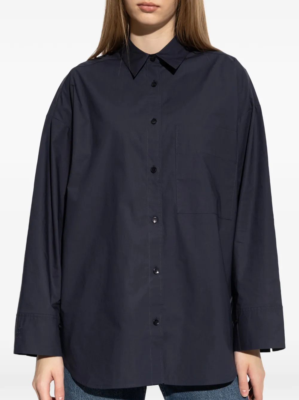  By Malene Birger Derris Buttoned Shirt - Blue 