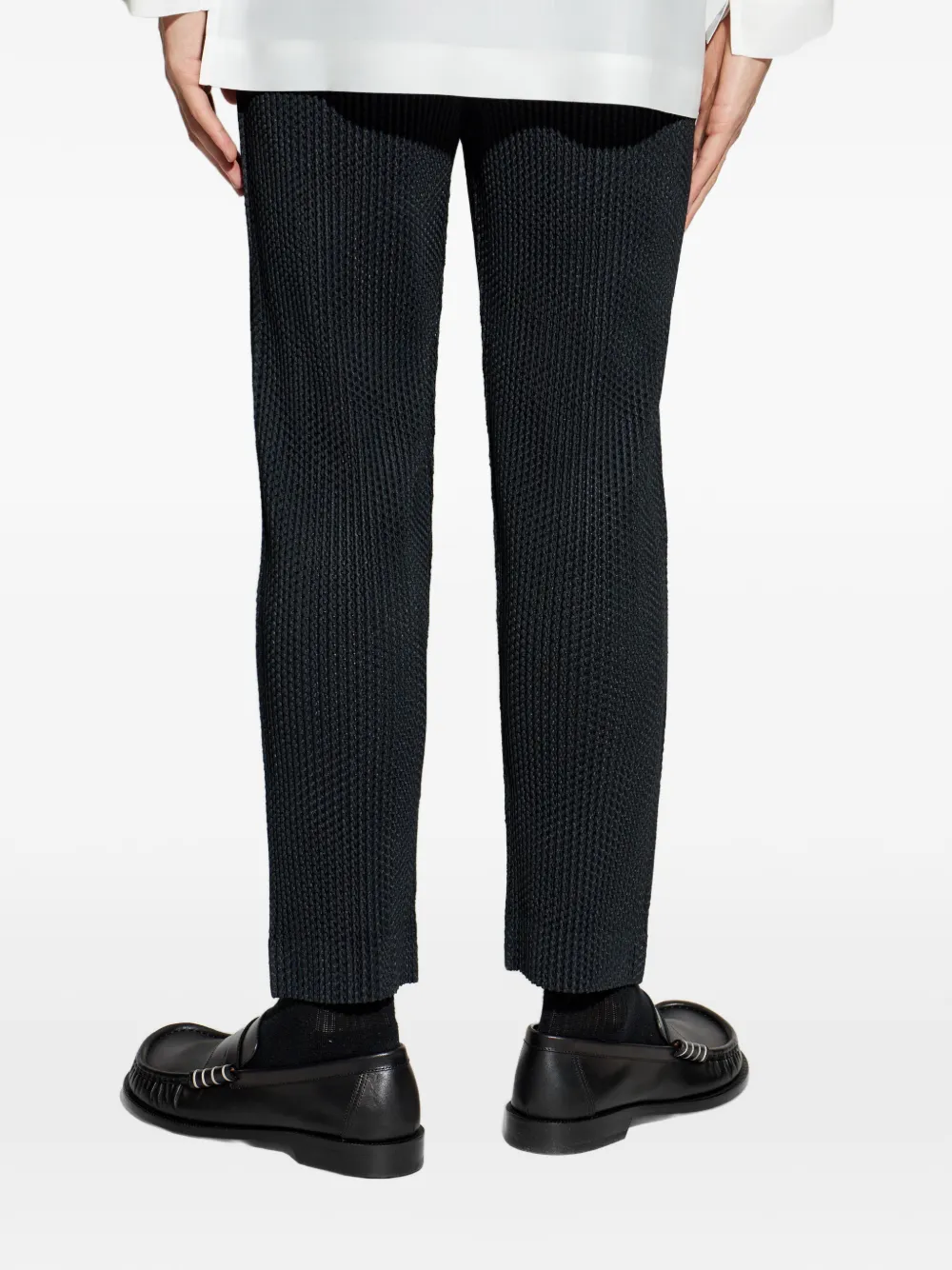 Homme Plissé Issey Miyake Plooibroek met elastische taille Zwart