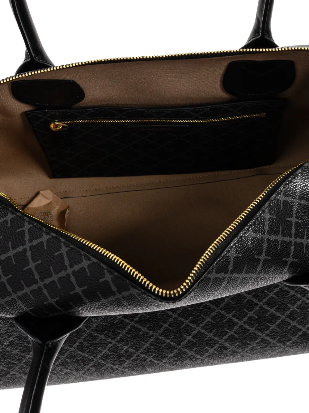 Lullu Small Patterned Top Handle Tote Bag