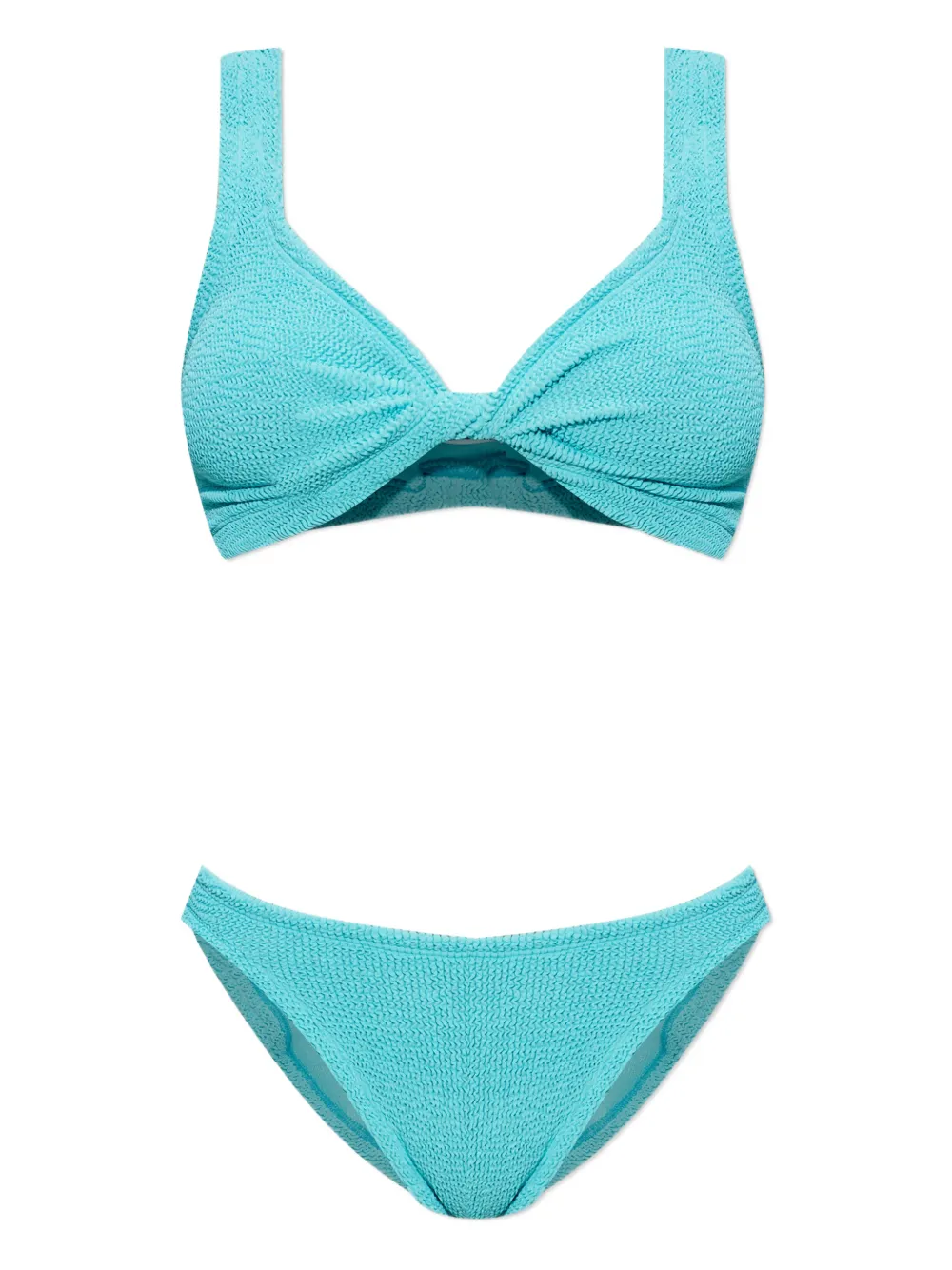 Hunza G Juno Crinkle Bikini In Blue