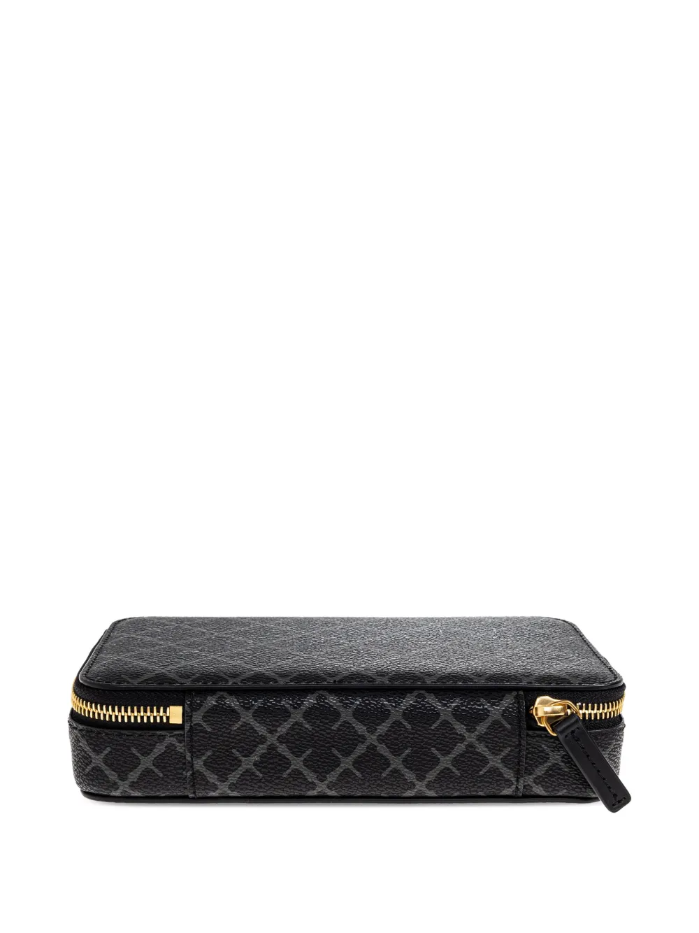 By Malene Birger Bea Patterned Zip Jewellery Box In Black