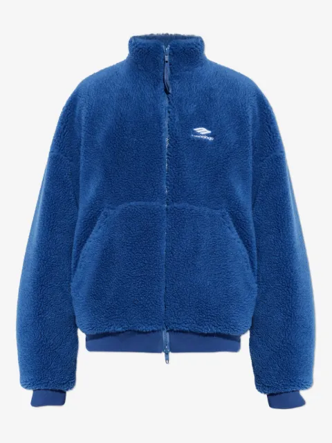 Balenciaga 3B logo-detail zip-up jacket