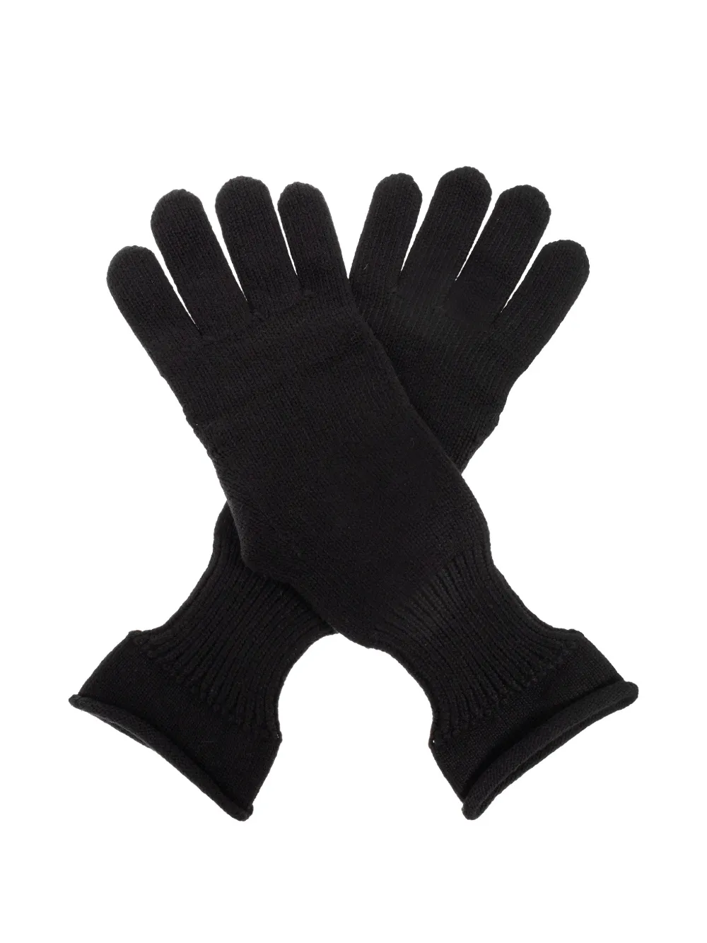 Issey Miyake Cut-out Gloves In Black