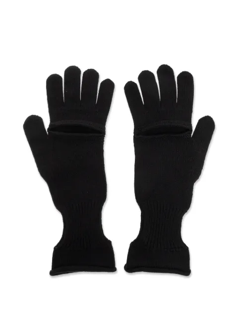 Issey Miyake guantes con aberturas