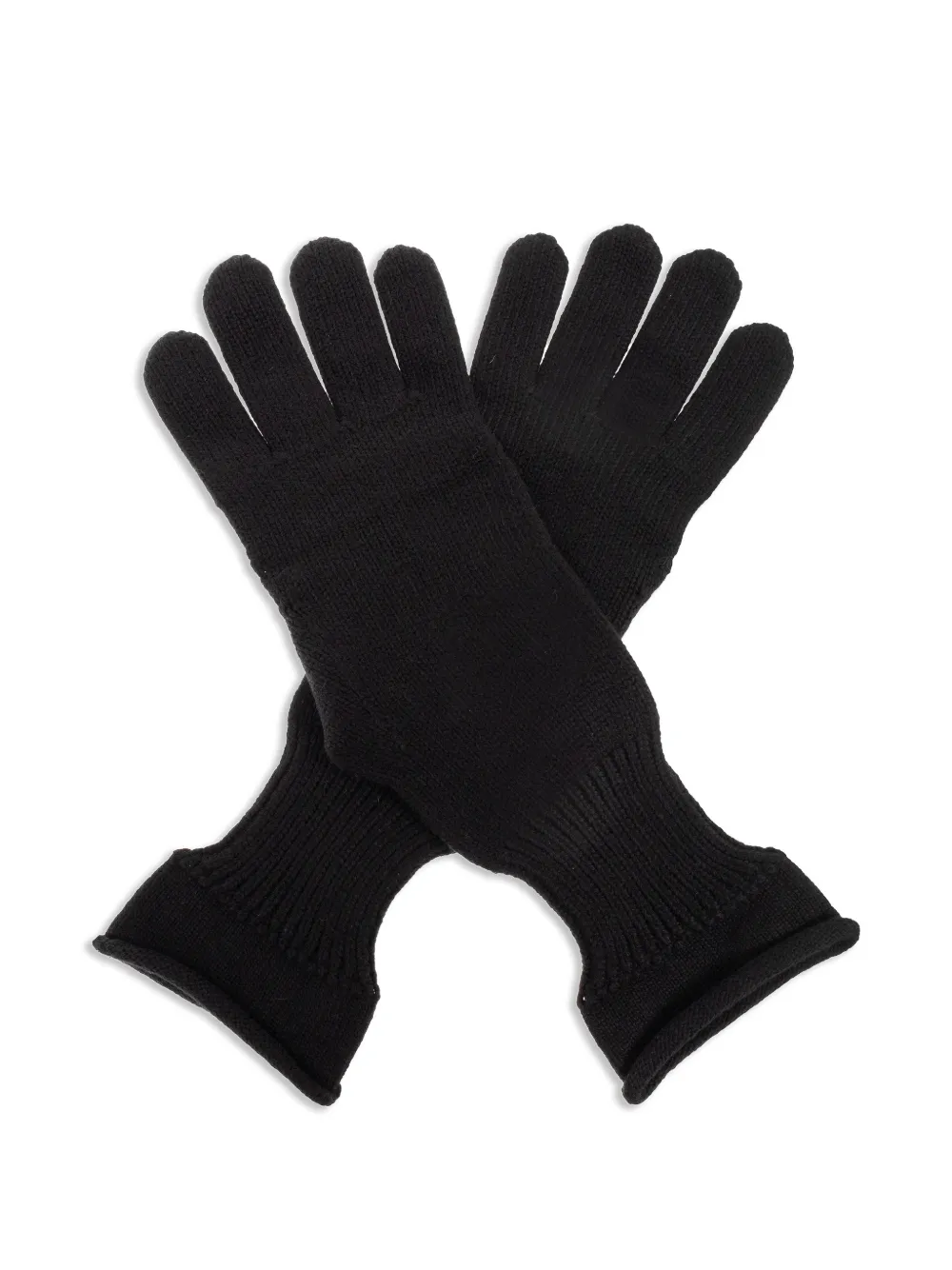  Issey Miyake Cut-out Gloves - Black 