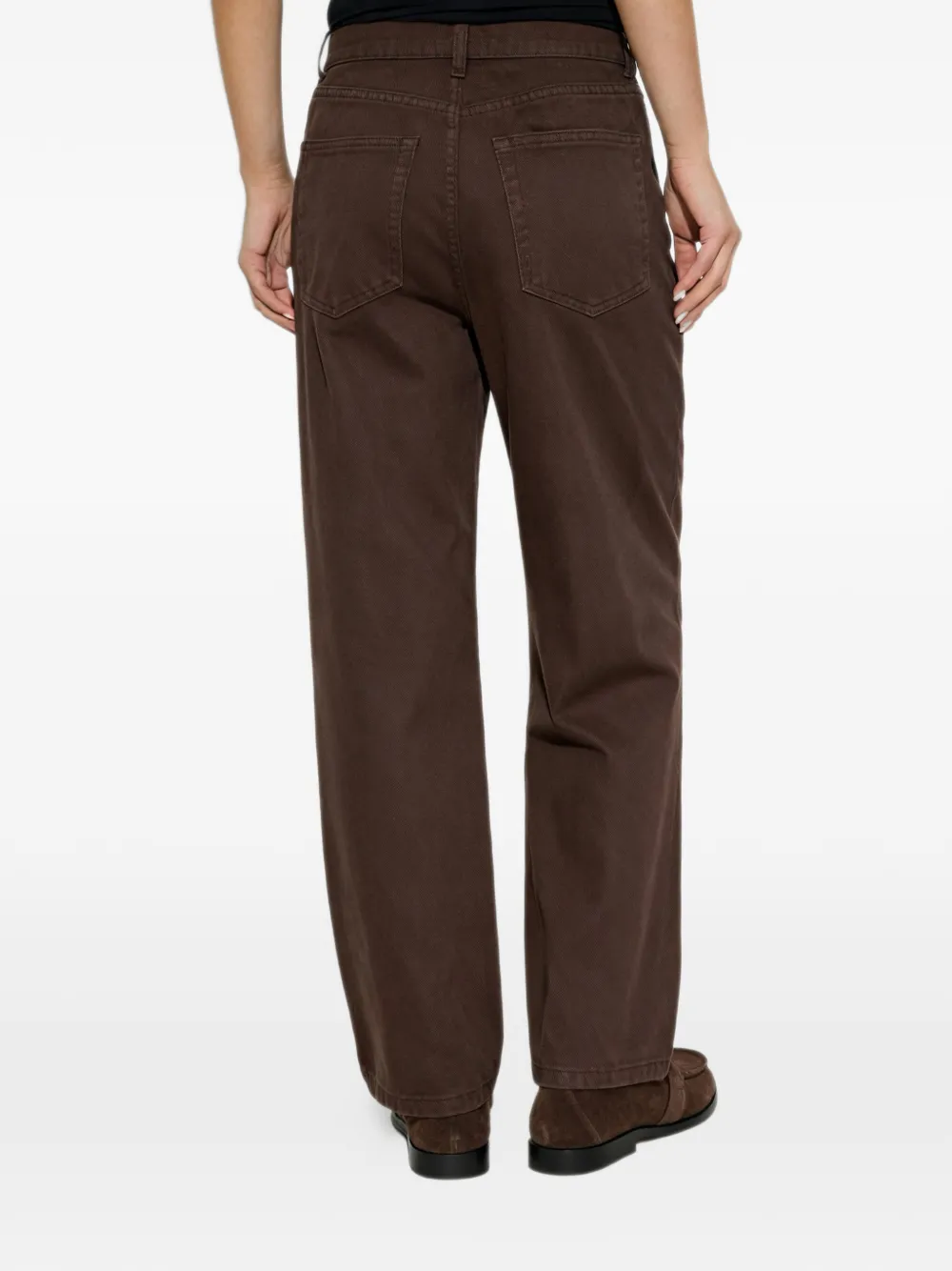 By Malene Birger Chicago Organic Cotton Jeans In Brown