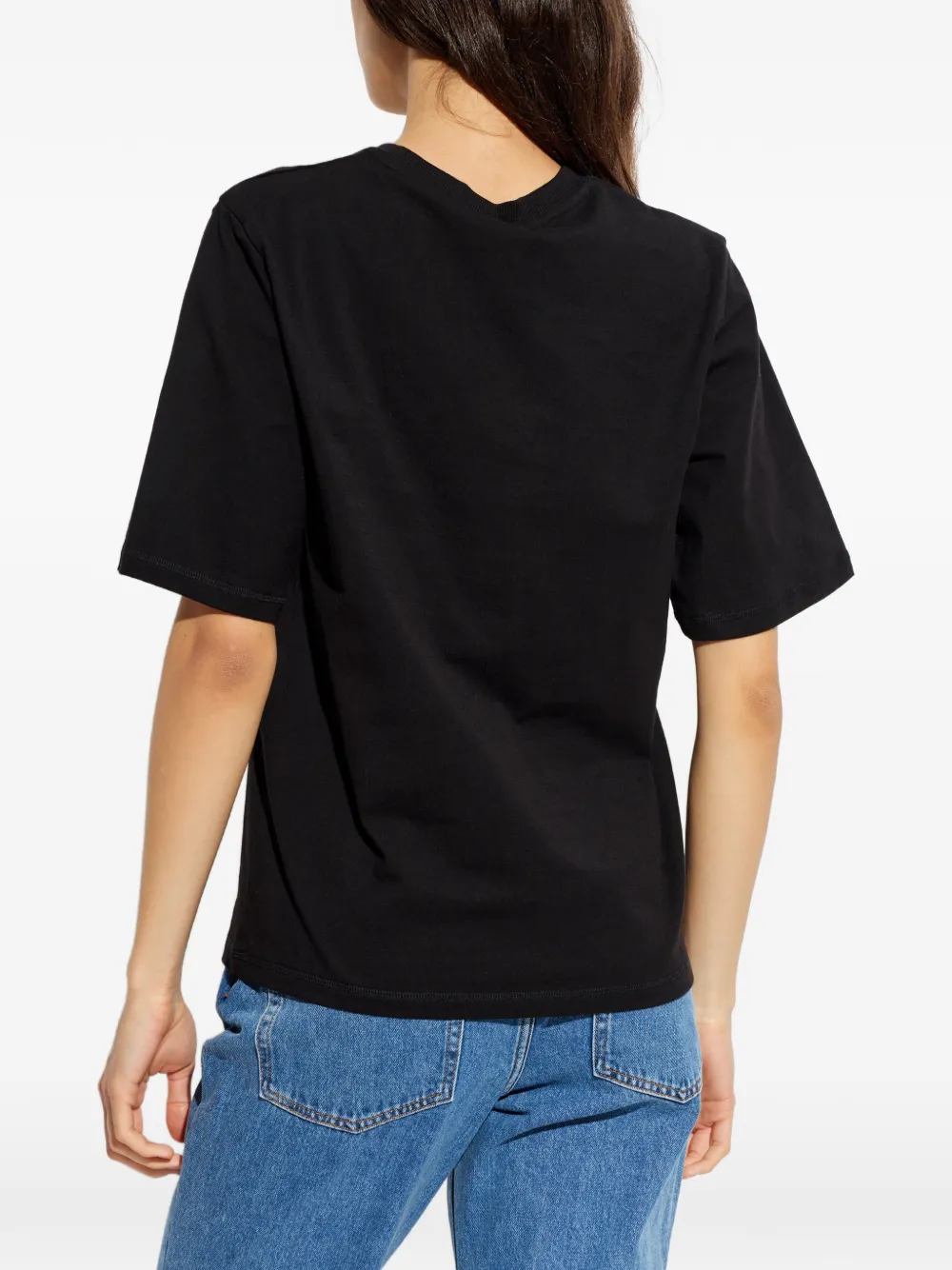By Malene Birger Hedil katoenen T-shirt Zwart
