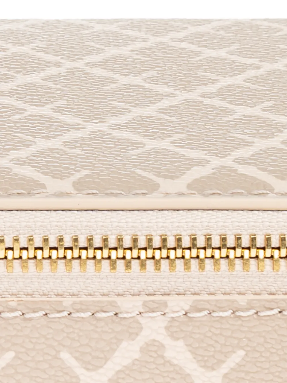 By Malene Birger Bae Patterned Zip Jewellery Box In Brown