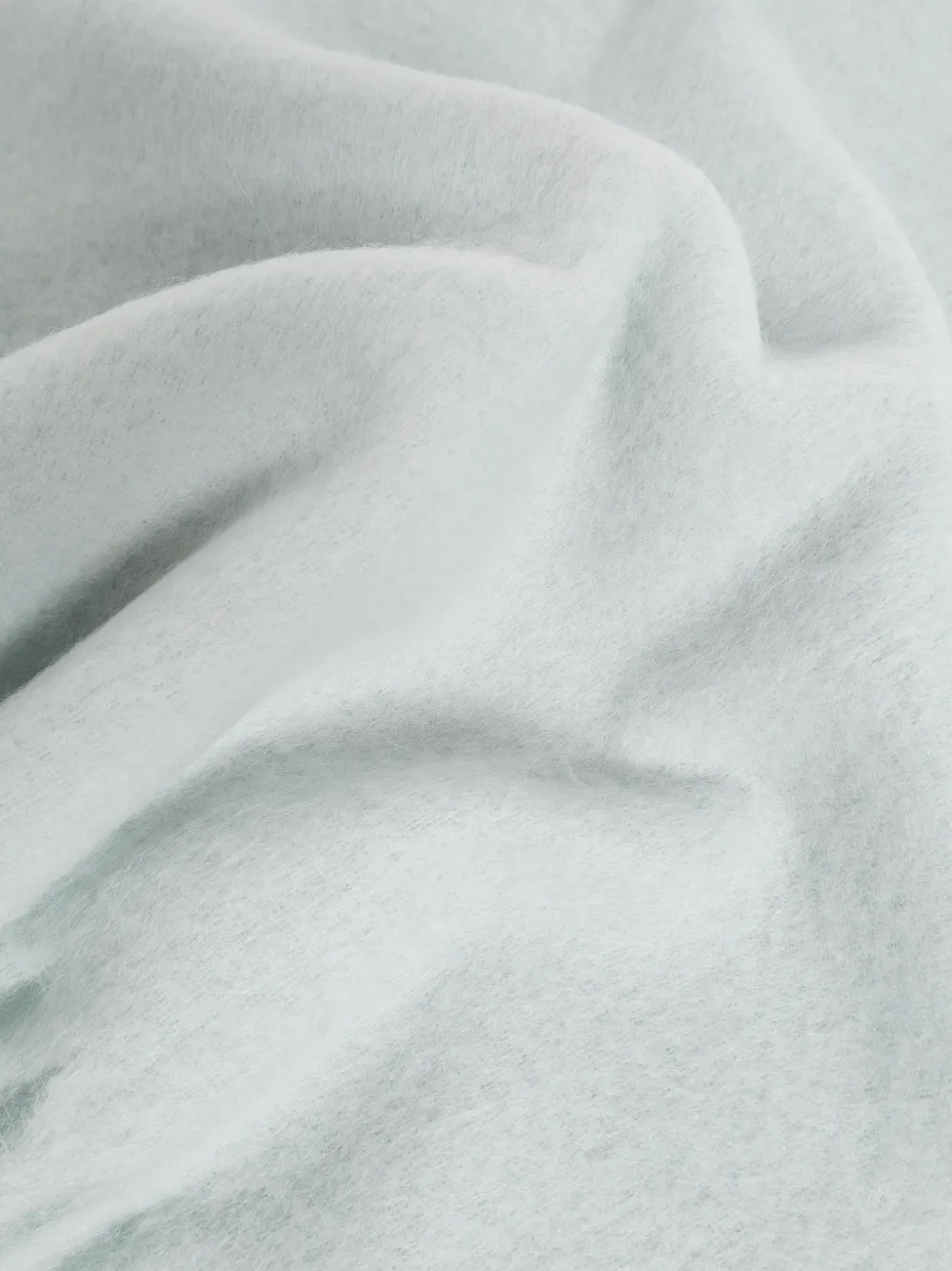 Issey Miyake Fringed Scarf In Blue