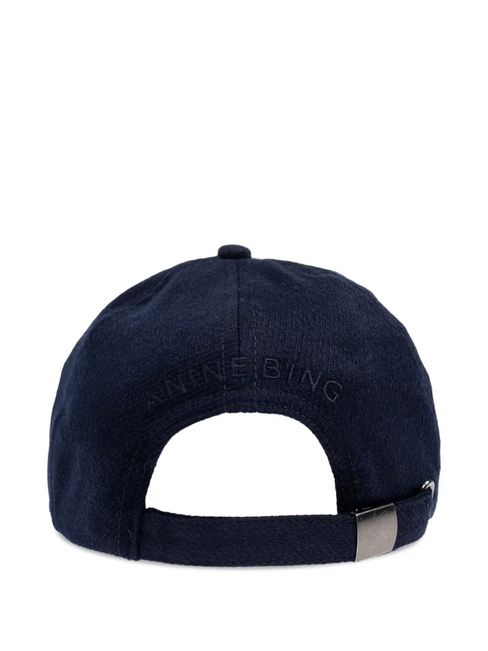 ANINE BING logo-detail baseball cap - Blauw