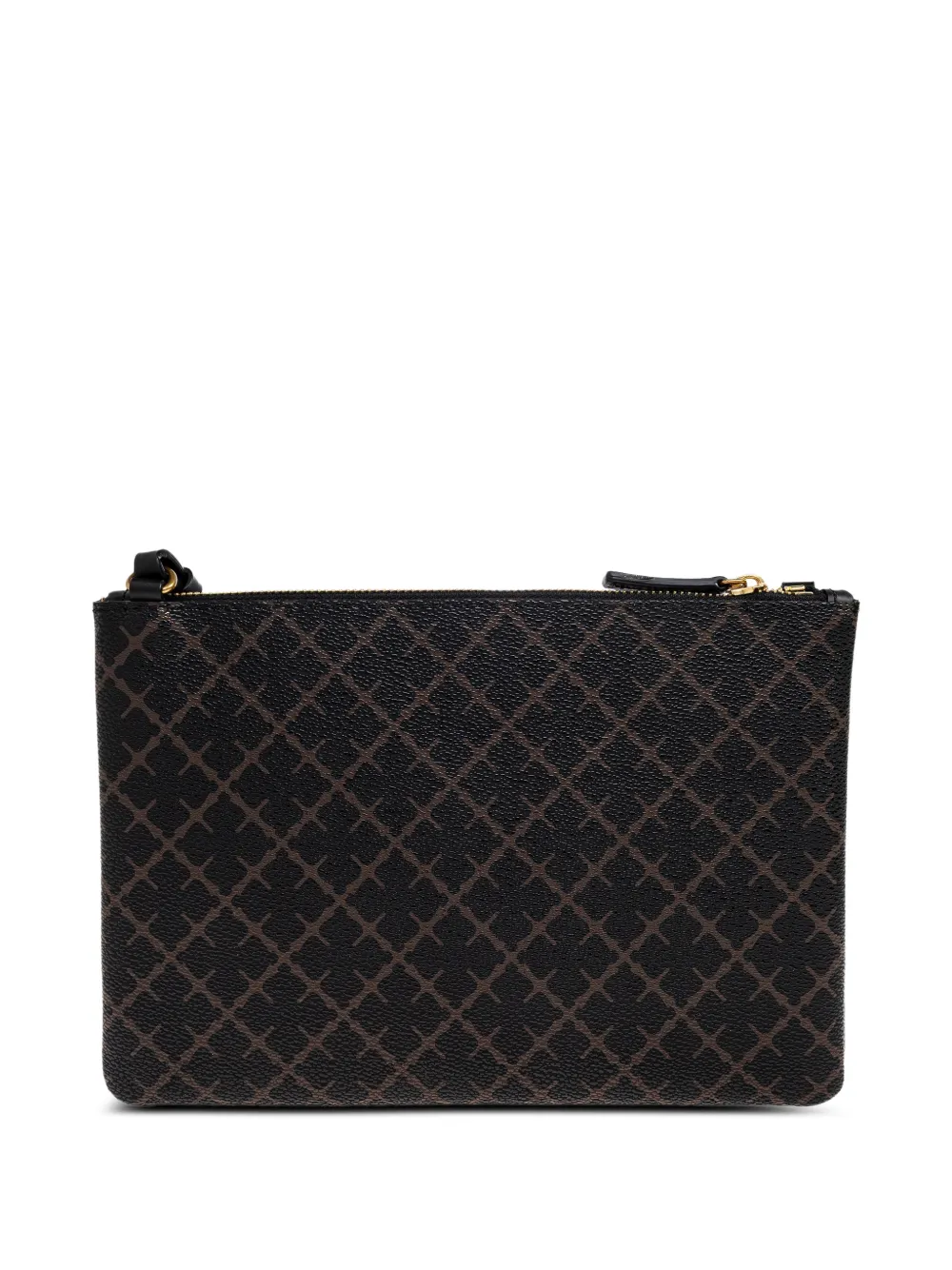  By Malene Birger Patterned Zip Make Up Bag - Black 