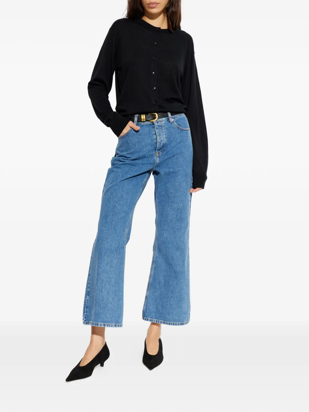  By Malene Birger Montie Buttoned Cardigan - Black 
