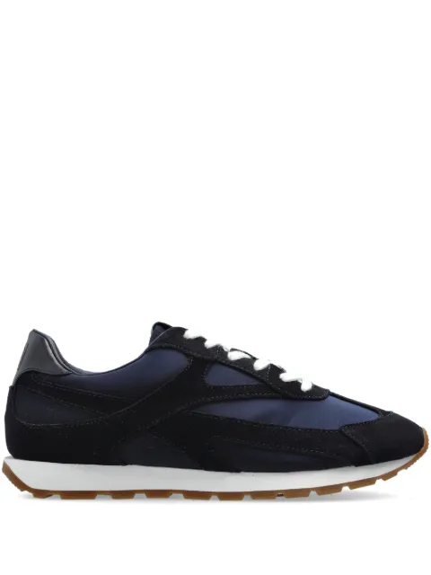 ANINE BING lace-up panelled suede sneakers 