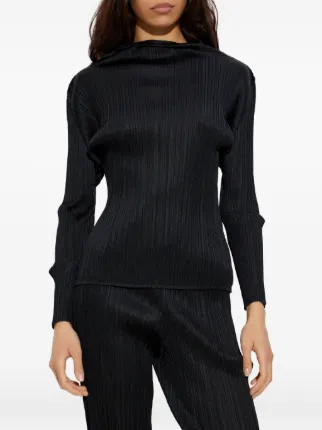 極美品✨ISSEY MIYAKE 立体プリーツ　ブラック　長袖　トップス 32908821_63280014_322.jpg