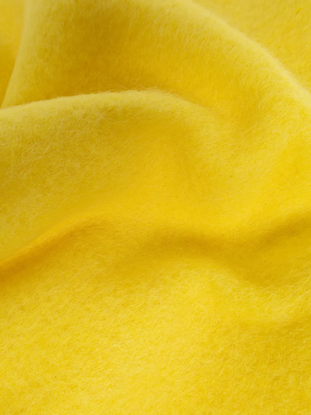 Issey Miyake Fringed Scarf In Yellow