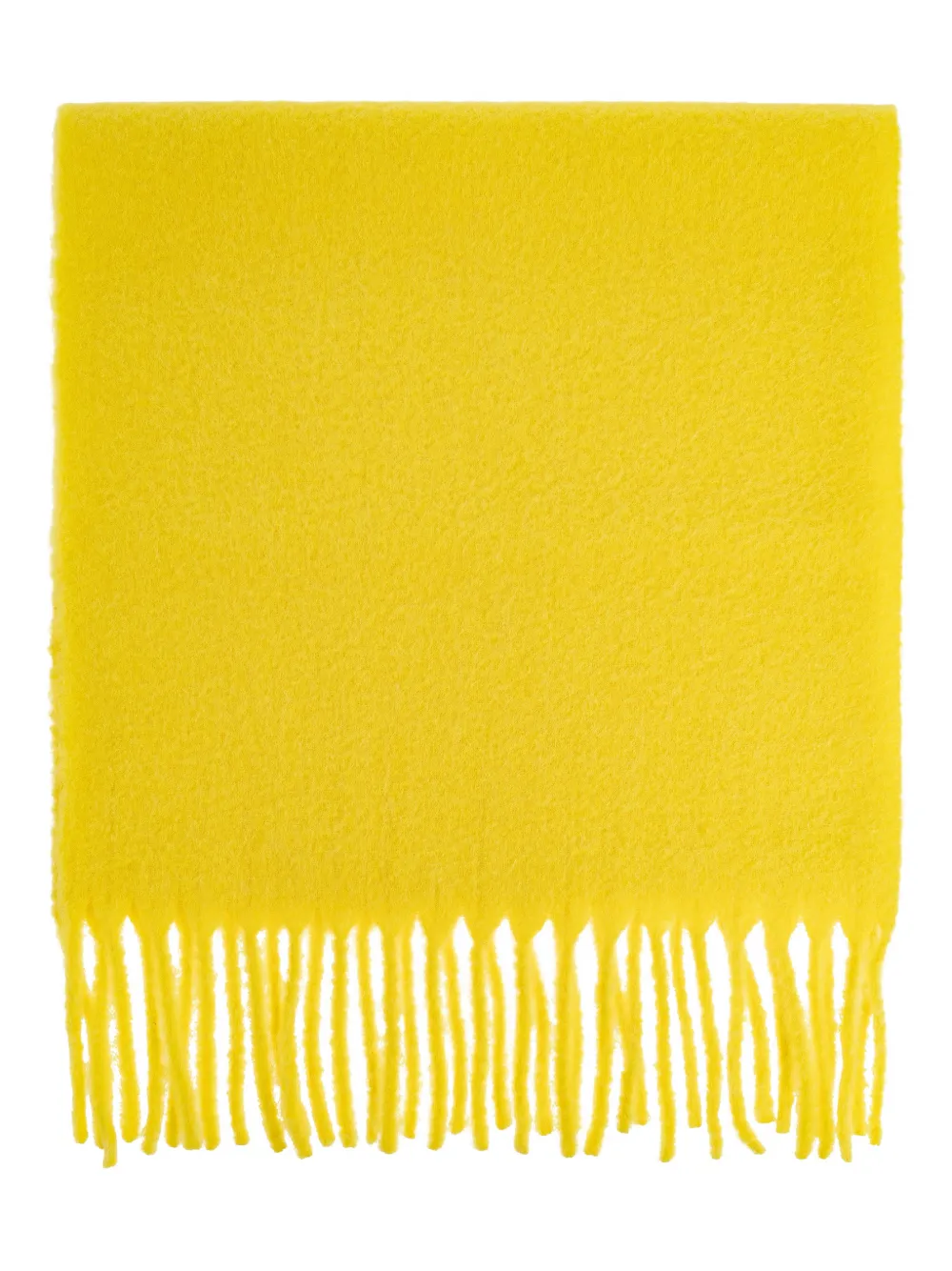 Issey Miyake Fringed Scarf In Yellow