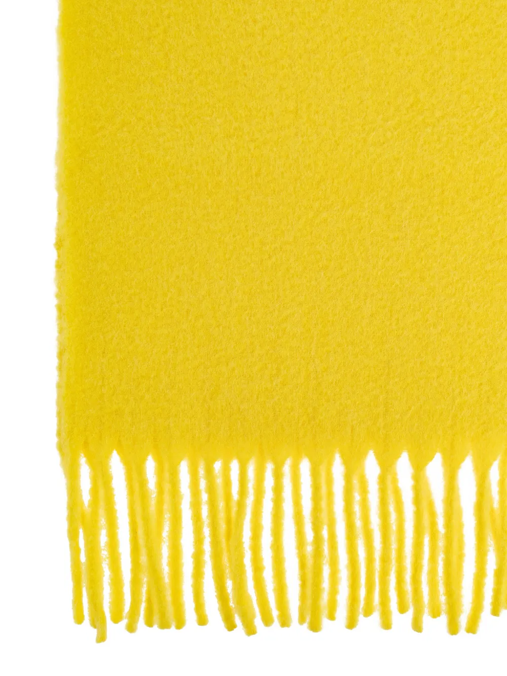 Issey Miyake fringed scarf - Geel