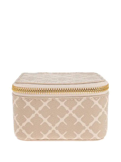 By Malene Birger geometric zipped makeup bag