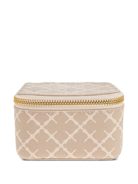By Malene Birger geometric zipped makeup bag