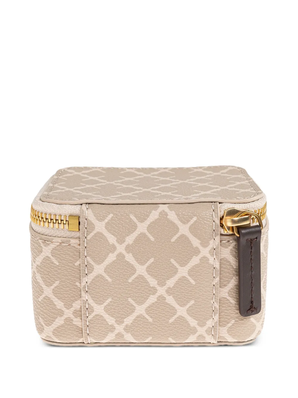  By Malene Birger Geometric Zipped Makeup Bag - Neutrals 