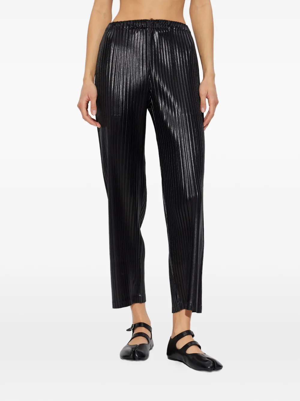  Issey Miyake Pleated Trousers - Black 