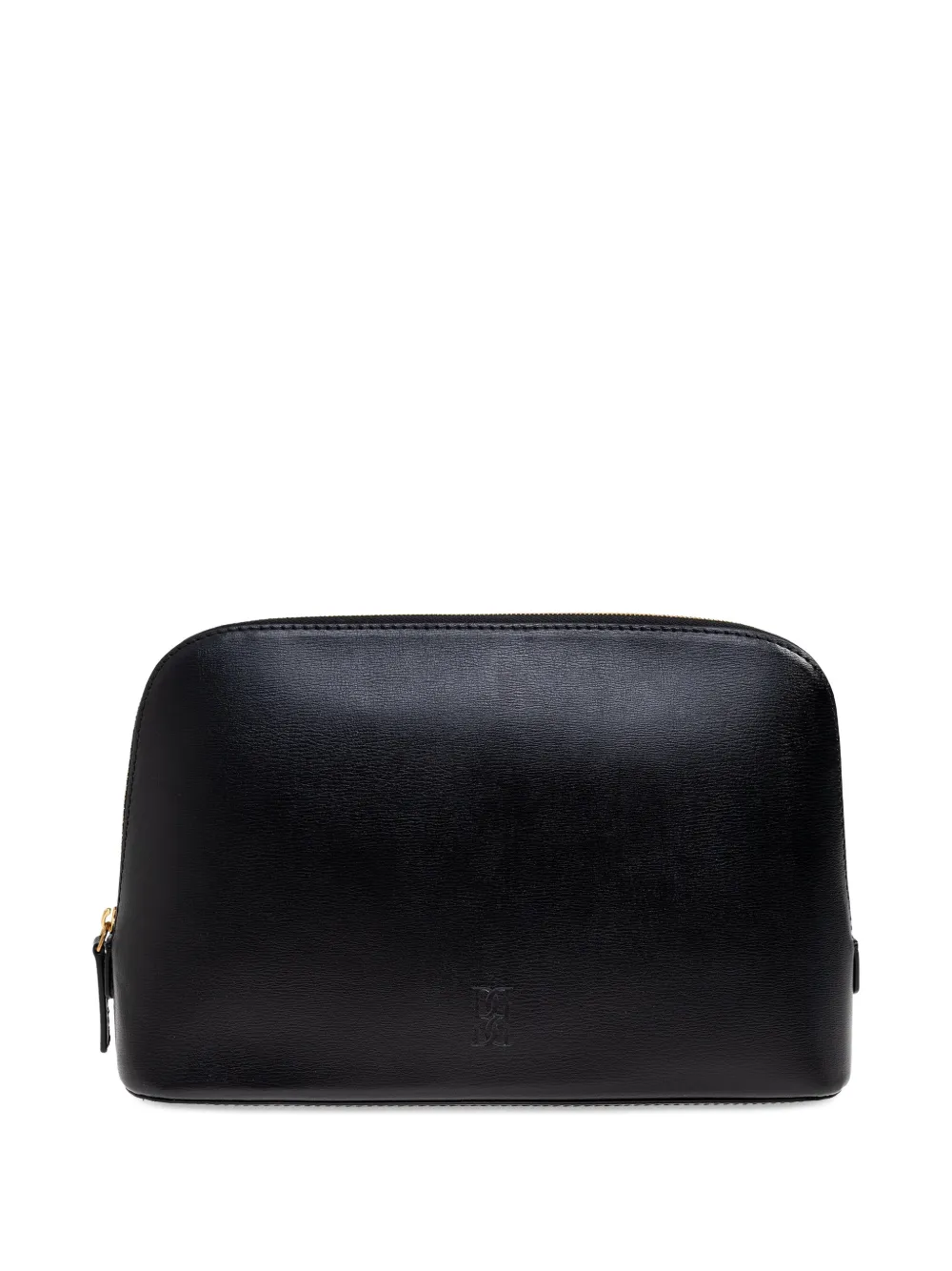 By Malene Birger Aya Leather Makeup Bag In Black