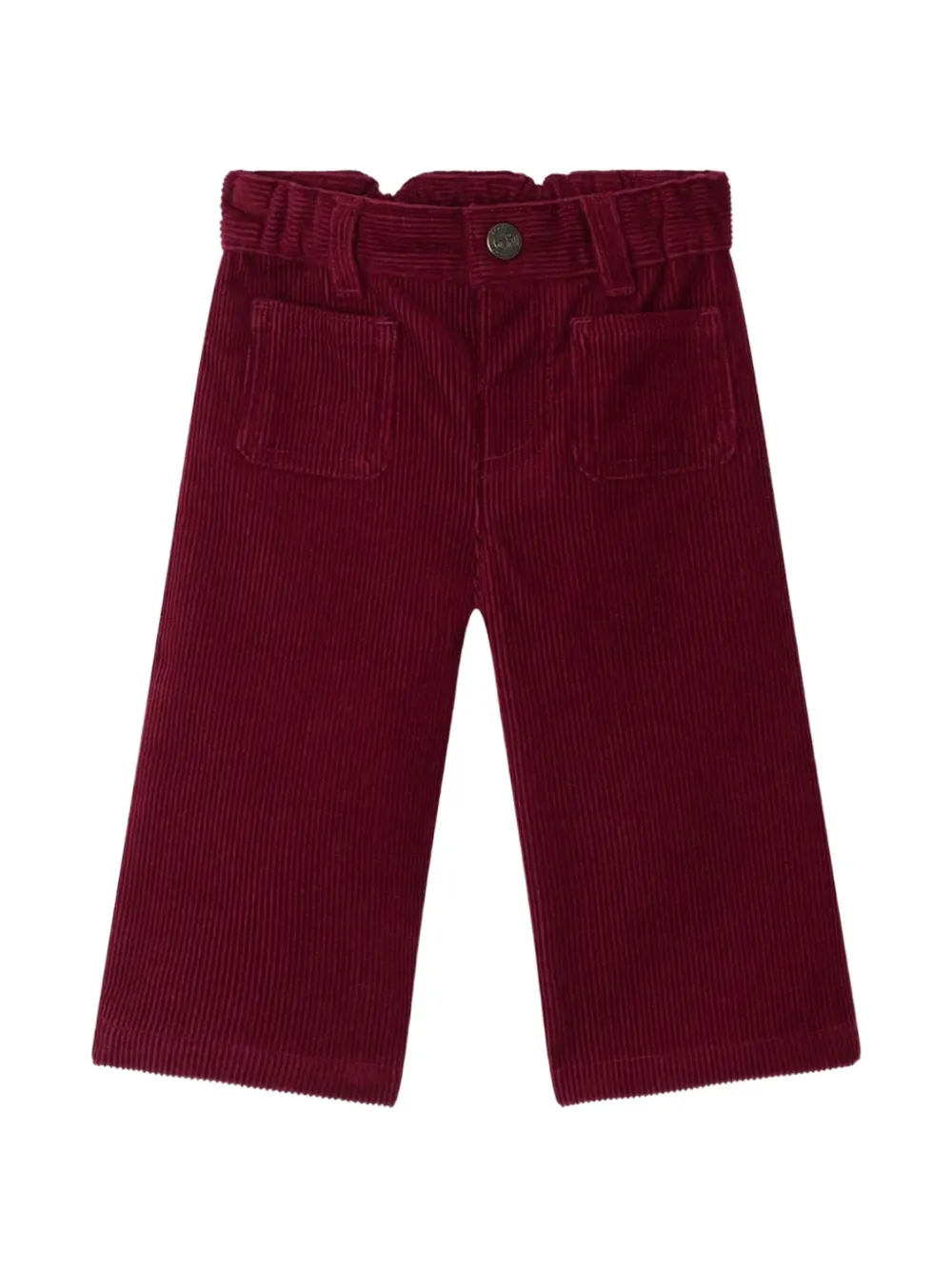 Bonpoint Dandy corduroy elasticated trousers - Rosso