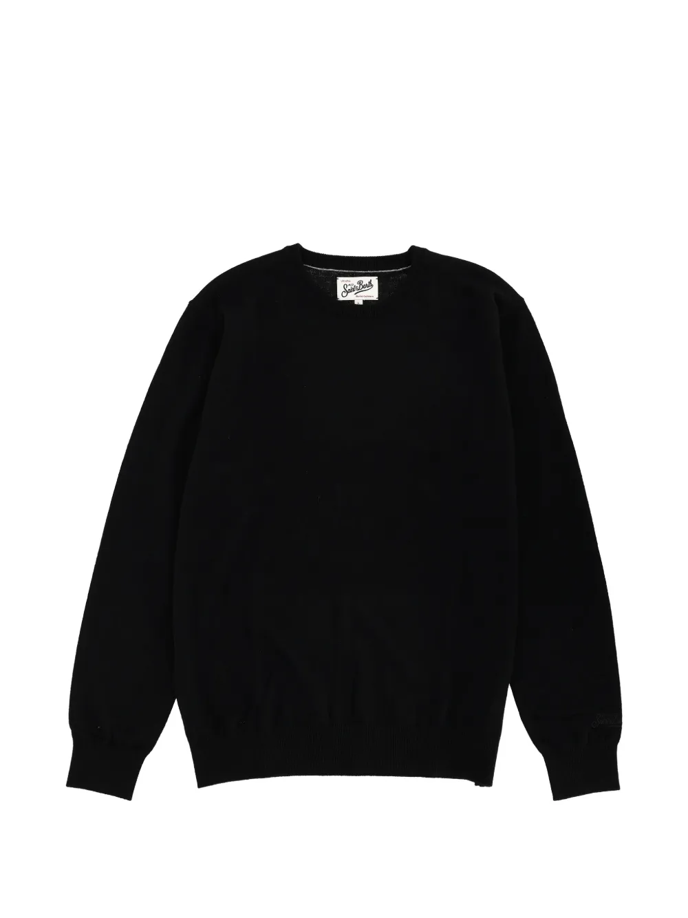MC2 Saint Barth logo knitted sweater - Zwart