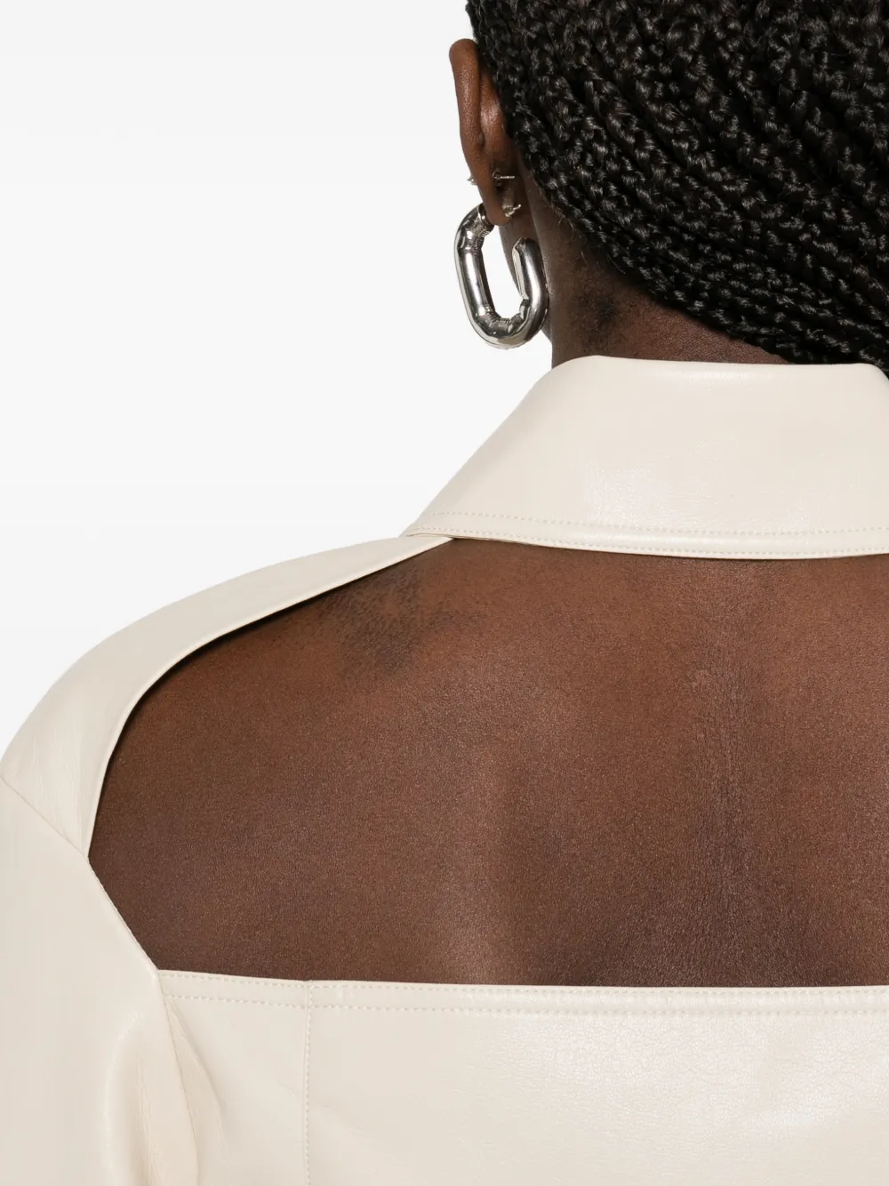 Nanushka Uitgesneden shirtjack Beige