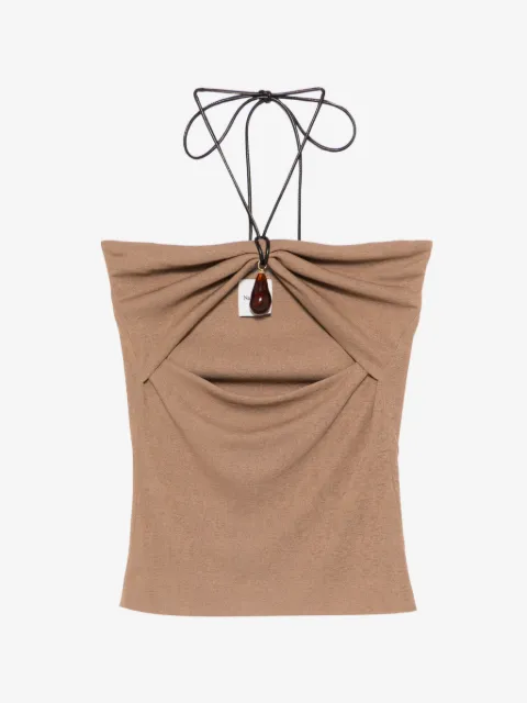Nanushka cut-out strap bandeau top
